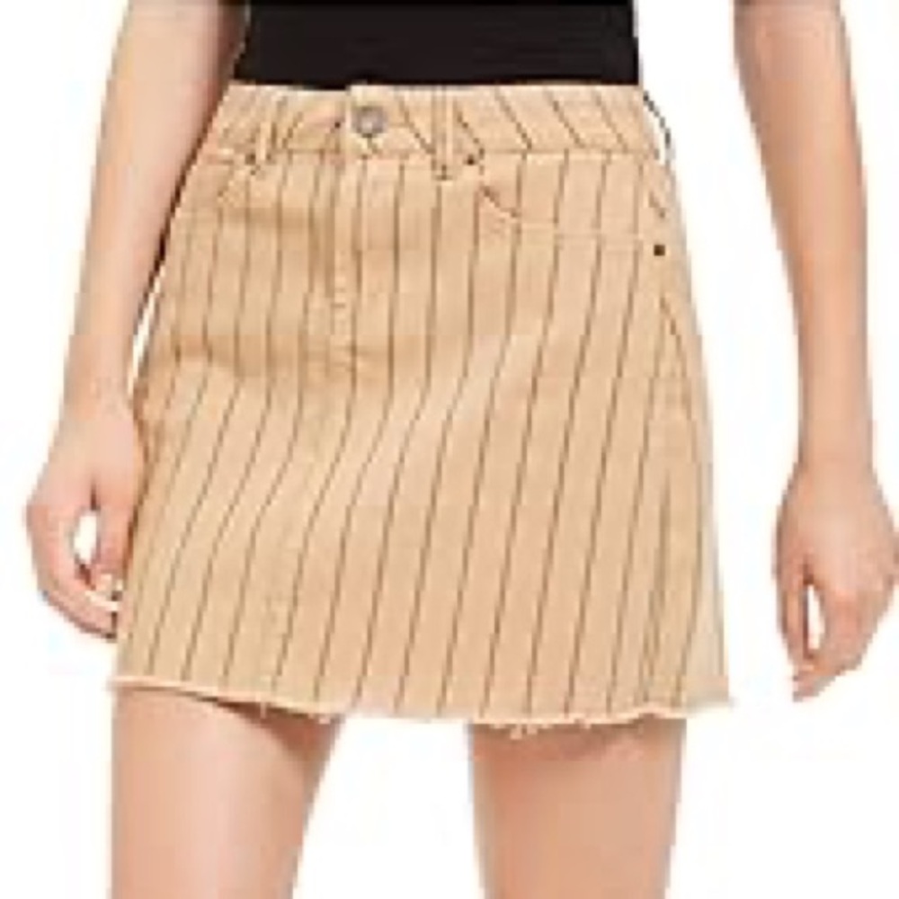 Indigo Rein Striped A-Line Skirt size 7(juniors)